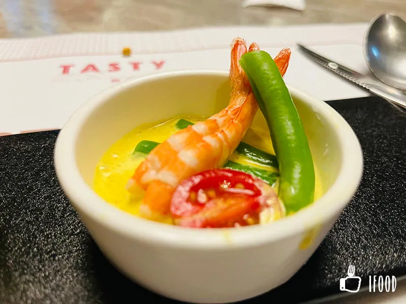 開胃品-鮮蝦食蔬佐晶凍