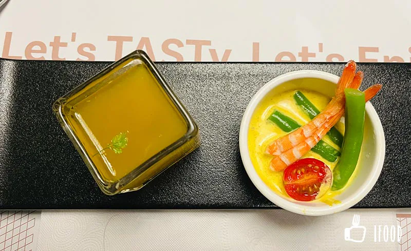 開胃品-鮮蝦食蔬佐晶凍