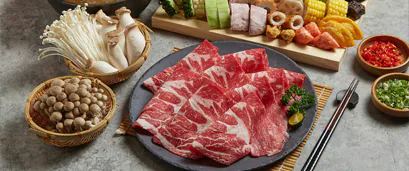 築間幸福鍋物：品嚐無限供應的蔬菜、飲料、冰淇淋！